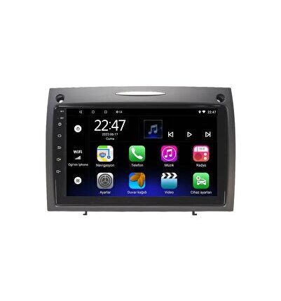 Mercedes Slk (2004-2011) Android 12 Carplay Navigasyon Multimedya - 2GB Ram 32GB HDD