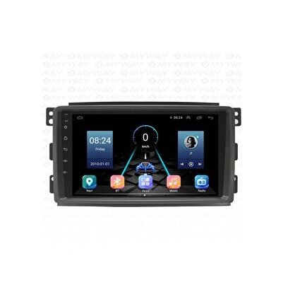 Mercedes Smart Fortwo (2011-2017) Android 12 Carplay Navigasyon Multimedya - 4GB Ram 6