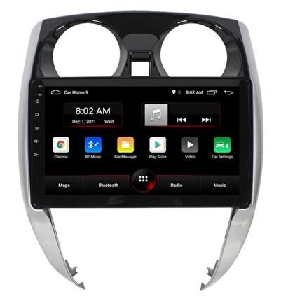Nissan Uyumlu Note Android 12 Carplay Navigasyon Multimedya - 2GB Ram 16GB HDD