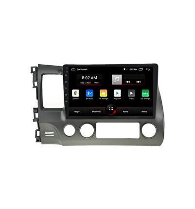 Uyumlu Honda Civic Fd6 (2008-2011) Android 12 Carplay Navigasyon Multimedya - 2GB Ram 32GB HD