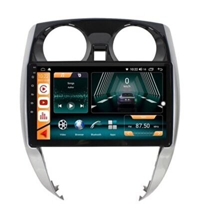 Nissan Note Android 12 Carplay Navigasyon Multimedya - 2GB Ram 32GB HDD