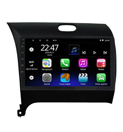 Kia Cerato (2016-2018) Android 12 Carplay Navigasyon Multimedya - 2GB Ram 32GB HDD