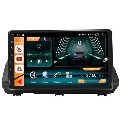 Renault Taliant Android 12 Carplay Navigasyon Multimedya - 2GB Ram 32GB HDD