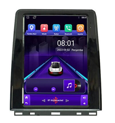 Renault Clio 5 Android 12 Carplay Navigasyon Tesla Multimedya - 2GB Ram 32GB HDD