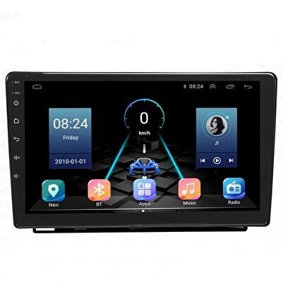 Renault Clio 5 Android 10 Carplay Navigasyon Multimedya - 8GB Ram 128GB HDD