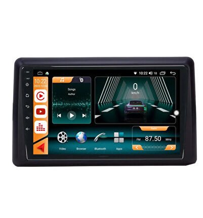 Renault Express Android 12 Carplay Navigasyon Multimedya - 2GB Ram 32GB HDD