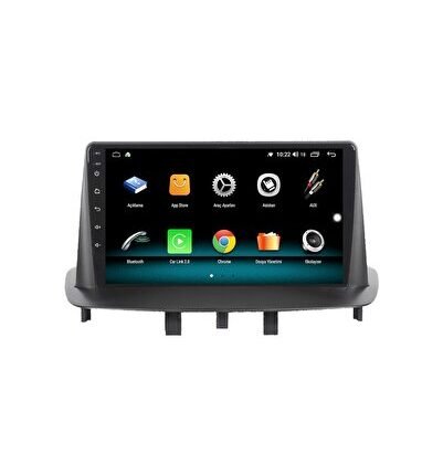 Renault Megane 3 Android 12 Carplay Navigasyon Multimedya - 2GB Ram 32GB HDD