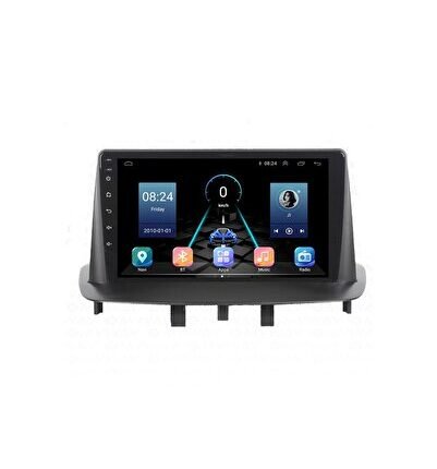 Renault Megane 3 Android 12 Carplay Navigasyon Multimedya - 8GB Ram 128GB HDD
