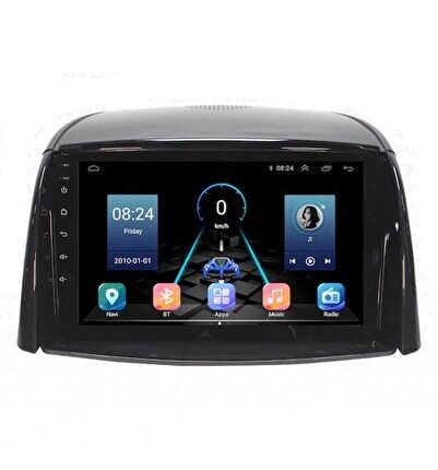 Renault Kaleos (2009-2012) Android 12 Carplay Navigasyon Multimedya - 8GB Ram 128GB HD
