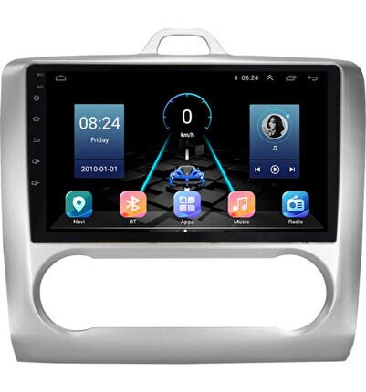 Ford Focus 2 Android 12 Carplay Navigasyon Multimedya - 8GB Ram 128GB HDD