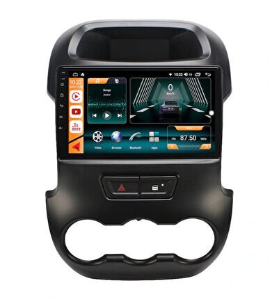 Ford Ranger (2012-2015) Android 12 Carplay Navigasyon Multimedya - 2GB Ram 32GB HDD