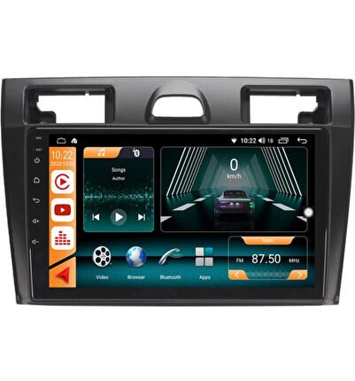 Ford Fiesta (2005-2008) Android 12 Carplay Navigasyon Multimedya - 2GB Ram 32GB HDD