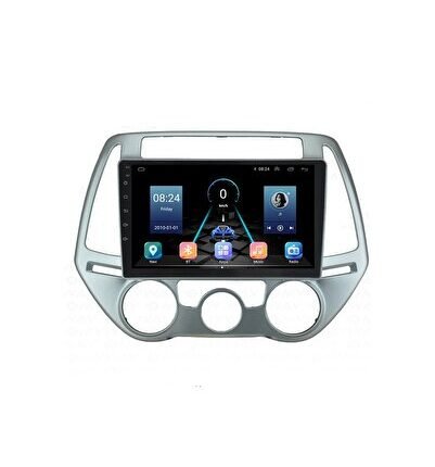 Hyundai i20 (2009-2012) Android Carplay Navigasyon Multimedya - 8GB Ram 128GB HDD