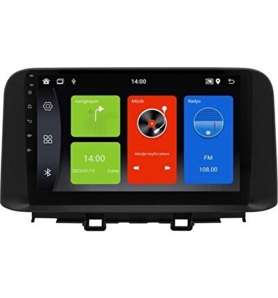 Hyundai Kona Android 12 Carplay Navigasyon Multimedya - 2GB Ram 16GB HDD