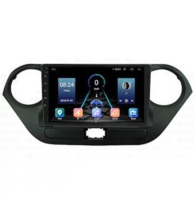 Hyundai İ10 (2012) Android 12 Carplay Navigasyon Multimedya - 4GB Ram 64GB HDD