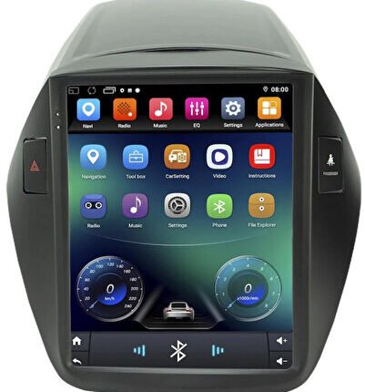 Hyundai İx35 (2010-2015) Android 12 Carplay Navigasyon Tesla Ekran Multimedya - 4GB Ra
