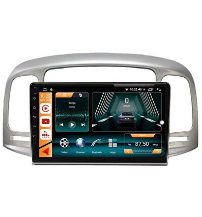 Hyundai Accent Era (2006-2012) Android 12 Carplay Navigasyon Multimedya - 2GB Ram 32G