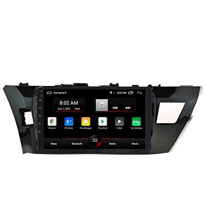 Toyota Corolla (2013-2016) Android 12 Carplay Navigasyon Multimedya - 2GB Ram 16GB HDD