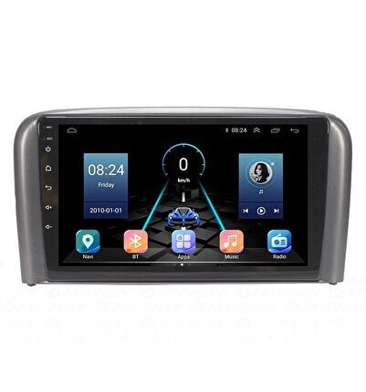 Volvo S80 (1996-2006) Android 12 Carplay Navigasyon Multimedya - 4GB Ram 64GB HDD