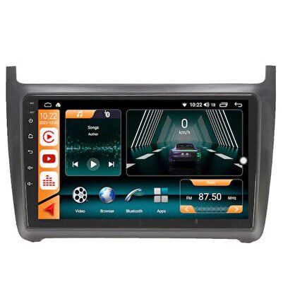 Volkswagen Polo 7 Android 12 Carplay Navigasyon Multimedya - 2GB Ram 32GB HDD