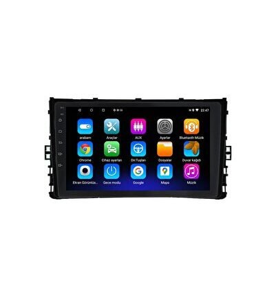 Volkswagen Polo (2018-2020) Android 12 Carplay Navigasyon Multimedya - 2GB Ram 32GB HD