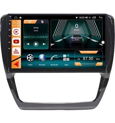 Volkswagen Jetta Android 12 Carplay Navigasyon Multimedya - 2GB Ram 32GB HDD