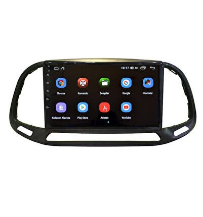 Fiat Doblo (2015-2021) Android 12 Uyumlu Carplay Navigasyon Multimedya - 2GB Ram 32GB HDD