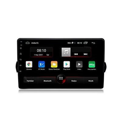 Fiat Egea Android 12 Carplay Navigasyon Multimedya - 2GB Ram 32GB HDD