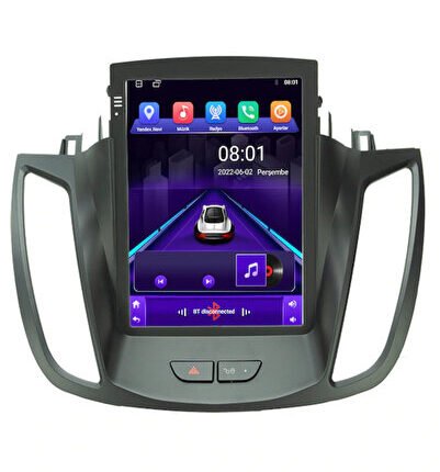 Ford Kuga Android 12 Carplay Navigasyon Tesla Multimedya - 2GB Ram 32GB HDD