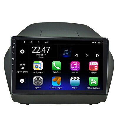 Hyundai İX35 (2012-2016) Android 12 Carplay Navigasyon Multimedya - 2GB Ram 32GB HDD