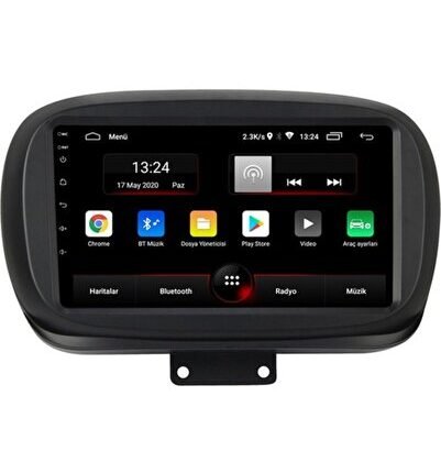 Fiat 500X Uyumlu Android 12 Carplay Navigasyon Multimedya - 2GB Ram 16GB HDD