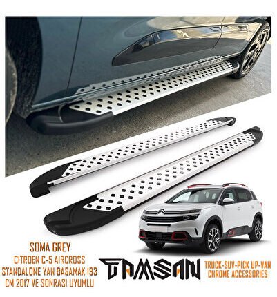 CITROEN C-5 AIRCROSS STANDALONE SOMA MODEL YAN BASAMAK GRİ 193 CM 2017 VE SONRASI UYUMLU