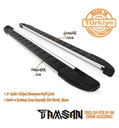 HONDA HRV RV OPTIMUM MODEL YAN BASAMAK GRİ 173 CM 2021 VE SONRASI UYUMLU