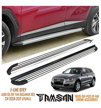 AUDI Q5 II 80A X-LINE MODEL YAN BASAMAK GRI 193 CM 2017 VE SONRASI UYUMLU
