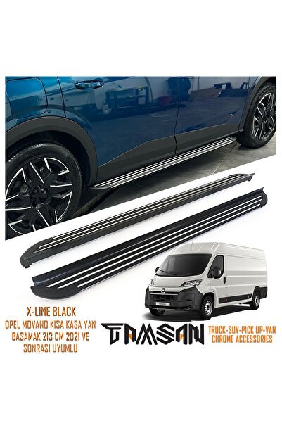 1_org_zoom-19846.jpg OPEL MOVANO KISA KASA X-LINE MODEL YAN BASAMAK SIYAH 213 CM 2021 VE SONRASI UYUMLU - Görsel 1