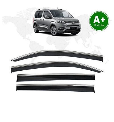 Toyota Proace City Kromlu Cam Rüzgarlığı 2019 Model Sonrası
