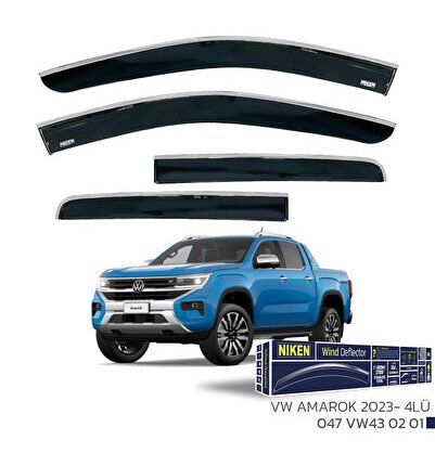 Volkswagen Amarok Kromlu Cam Rüzgarlığı 2022 Model ve Sonrası