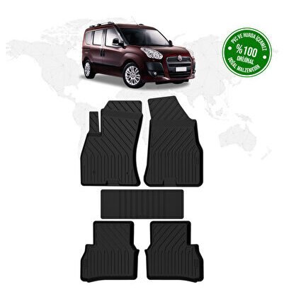 Fiat Doblo 4D Havuzlu Paspas 2010 – 2015 Model