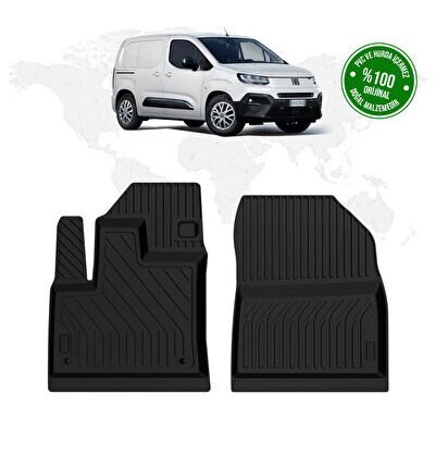 Fiat Doblo Panelvan 4D Havuzlu Paspas (Ön 2 Parça) 2024 Model Ve Sonrası