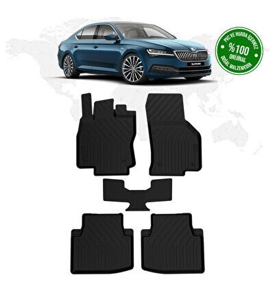 Skoda Superb 4d Havuzlu Paspas 2015 - 2023 Model