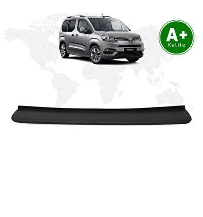 Toyota Proace City Arka Tampon Eşiği Mat Siyah 2019 Model ve Sonrası