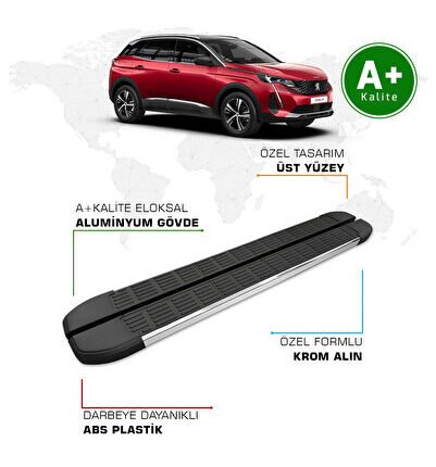 Peugeot 3008 Yan Basamak 2016 – 2023 Model S-Line