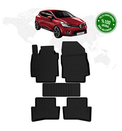 Clio 4 4D Havuzlu Paspas 2012 – 2018 Model