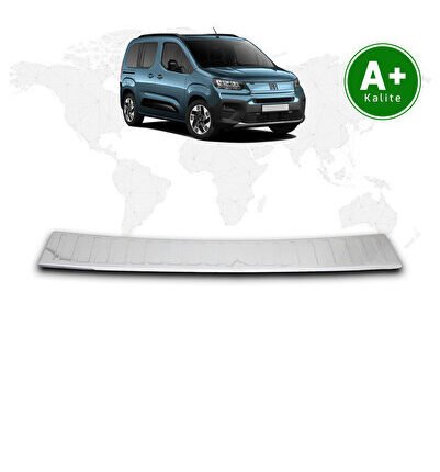 Fiat Doblo Krom Arka Tampon Eşiği 2024 Model ve Sonrası