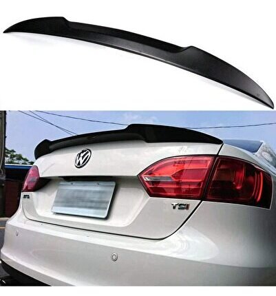 Volkswagen Jetta M4 Spoiler Bagaj Üstü Piano Black Yarasa Model