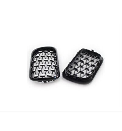 Bmw 3 Serisi E36 1997-1999 Uyumlu Dıamond Panjur ( Böbrek ) Pıano Black Çerçeve