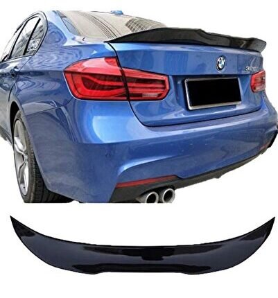 Bmw F30 3 Serisi Psm 2012 - 2018 Spoiler Plastik Boyasız