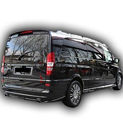 Mercedes Viano 2010 - 2014 Uyumlu Yedek Parça Arka Tampon Eki Boyasız