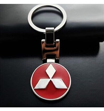 Mitsubishi Logolu Anahtarlık Kırmızı