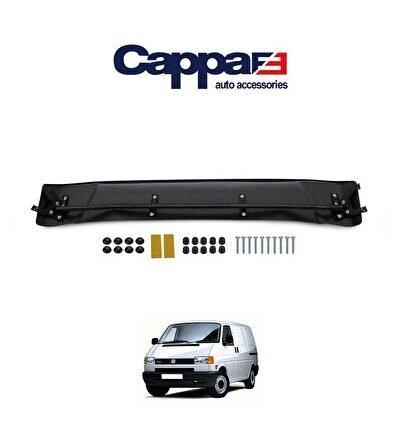 Volkswagen T4 Transporter Ön Cam Güneşlik Siperlik Vizör Akrilik Terek Piano Black 1995-2003